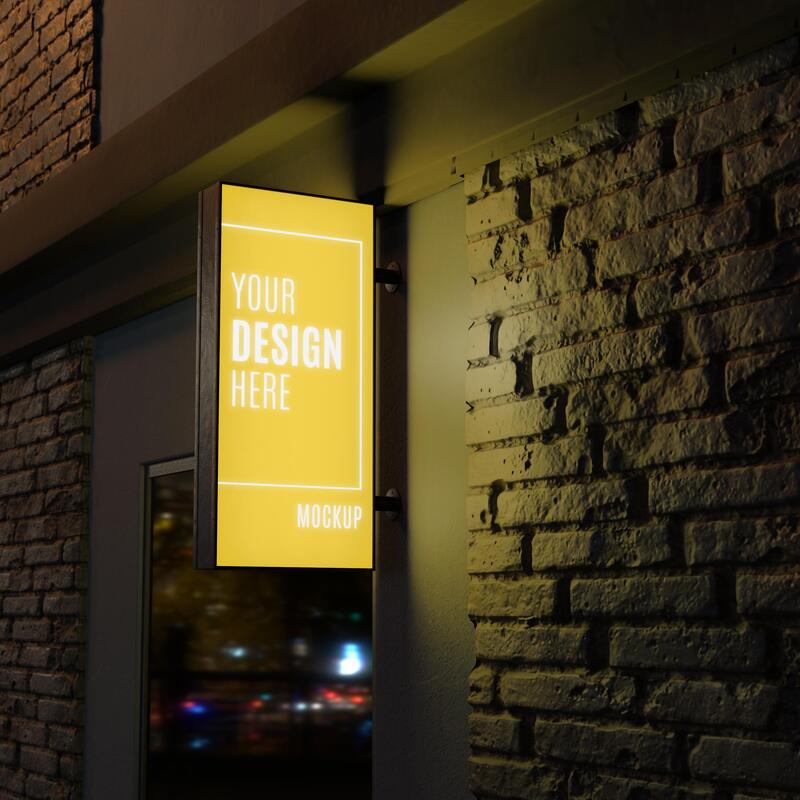 3D frontlit signage